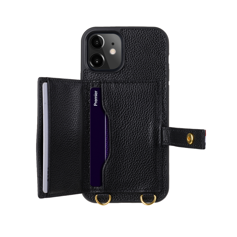 Melkco Fashion Paris series leather case with strap for iPhone 12 Pro Max-