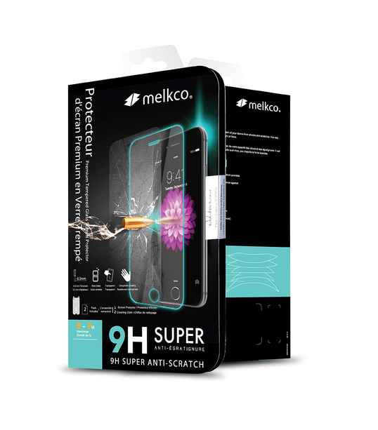 Melkco 9H Tempered Glass Screen Protector for Samsung Galaxy S8 - ( Transparent )