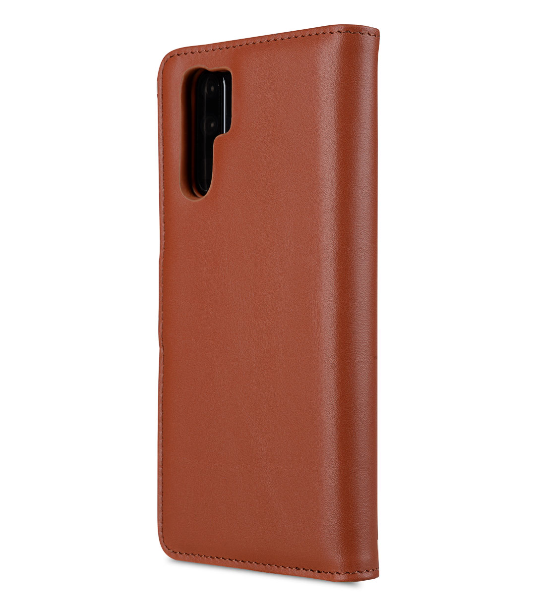 Melkco Alphard Series Premium Leather Alphard Type Case for Huawei P30 Pro - ( Orange Brown )