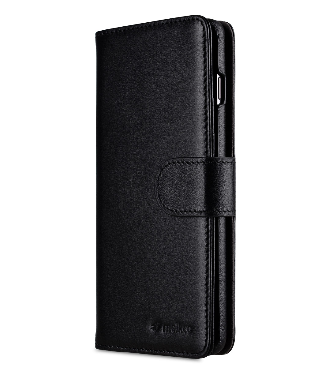 Melkco Alphard Series Waxfall Pattern Premium Leather Alphard Type Case for Samsung Galaxy S10+ - ( Black WF )