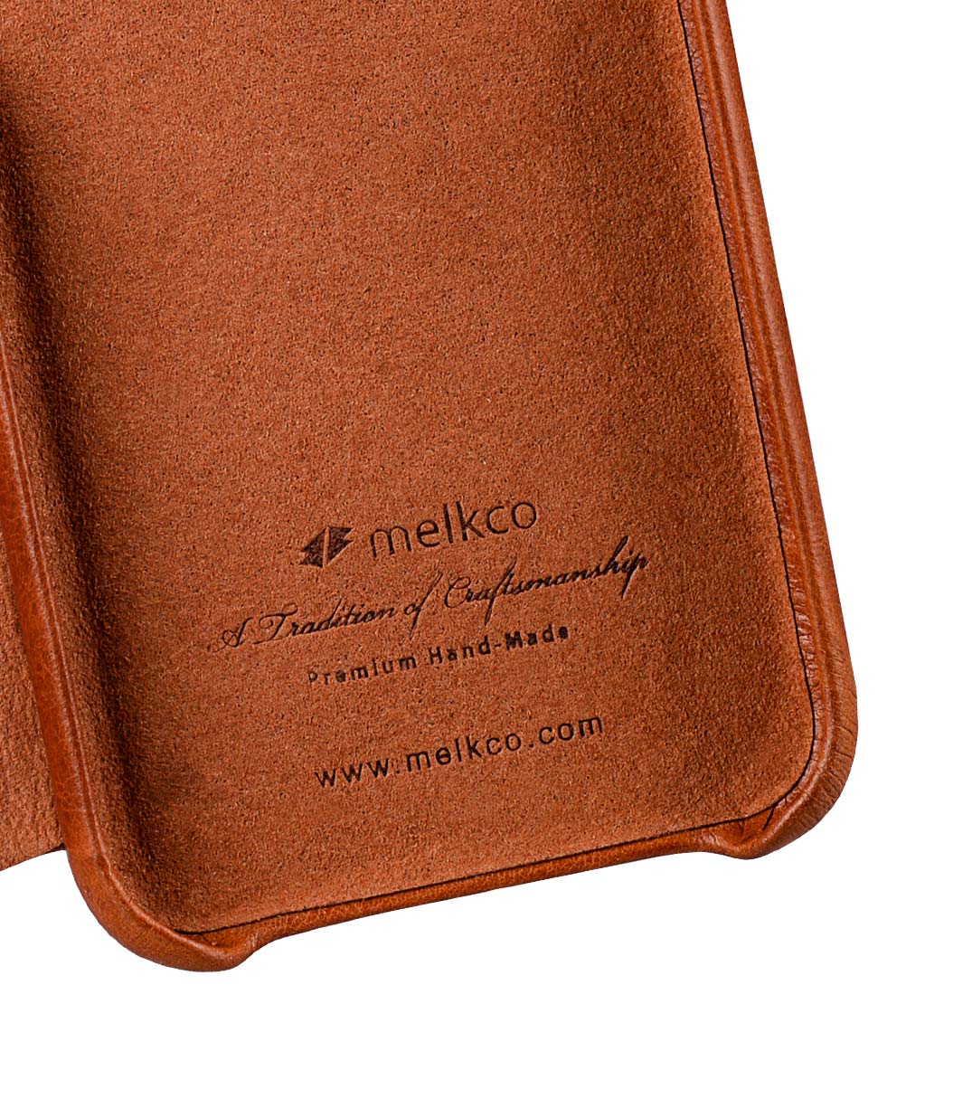 Melkco Elite Series Premium Leather Face Cover Back Slot Case for Apple iPhone XR (6.1") - (Tan)