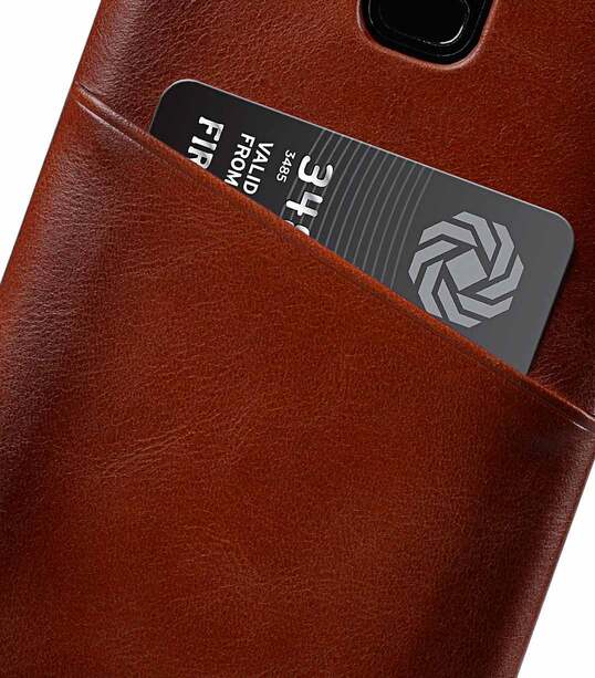 Melkco Elite Series Premium Leather Snap Back Pocket Case for Samsung Galaxy S9 Plus - (Tan)