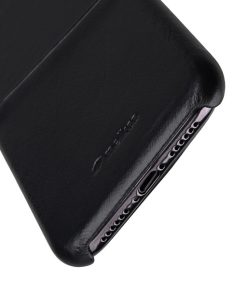 Melkco Elite Series Waxfall Pattern Premium Leather Coaming Pocket Case for Apple iPhone XR - (Black WF)