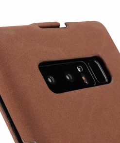 Melkco Jacka Series Premium Leather Jacka Type Case for Samsung Galaxy Note 8 - ( Classic Vintage Brown )