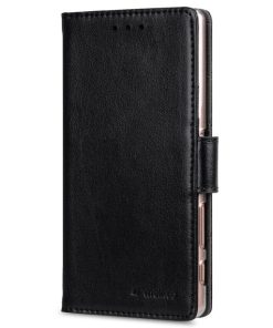 Melkco Mini PU Cases Wallet Book Clear Type for Sony Xperia Z5 Compact - Black PU