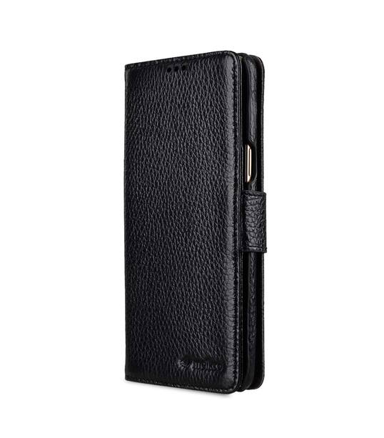 Melkco Premium Leather Case for Samsung Galaxy S9 - Wallet Book Type (Black LC)