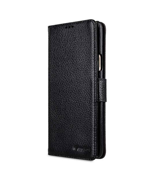 Melkco Premium Leather e Case for Samsung Galaxy S9 Plus - Wallet Book Type (Black LC)
