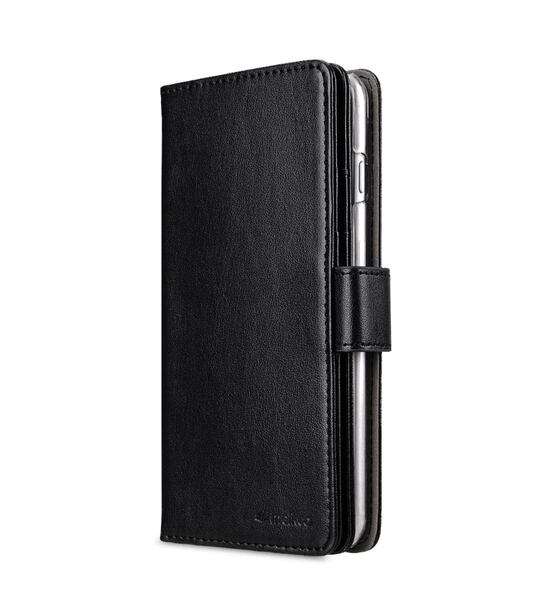 Melkco PU Leather Case for Apple iPhone 7 / 8 Plus (5.5") - Wallet Plus Book Type (Black PU)