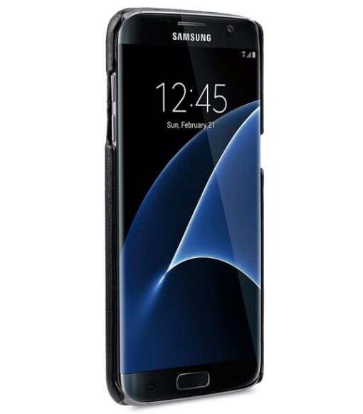 Melkco Triple Card slot back cover for Samsung Galaxy S7 Edge - Black PU