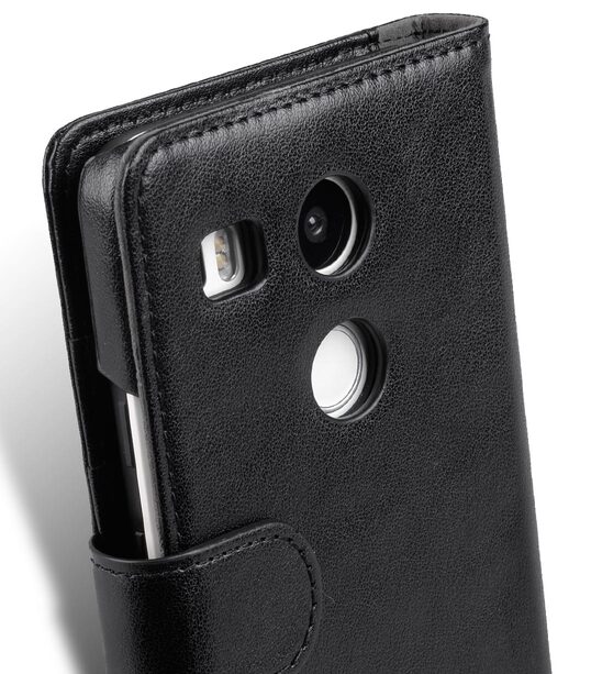 Melkco wallet book case for LG Nexus 5X - Black PU